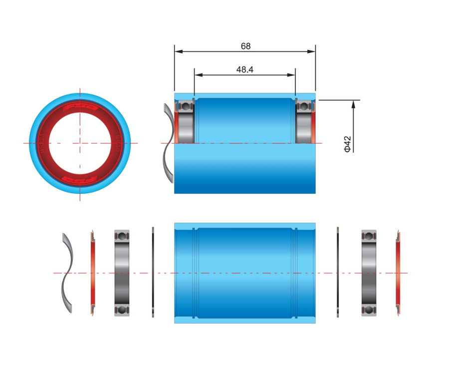 FSA Bb30 Ceramic Bearing Kit For K-Force Road Online