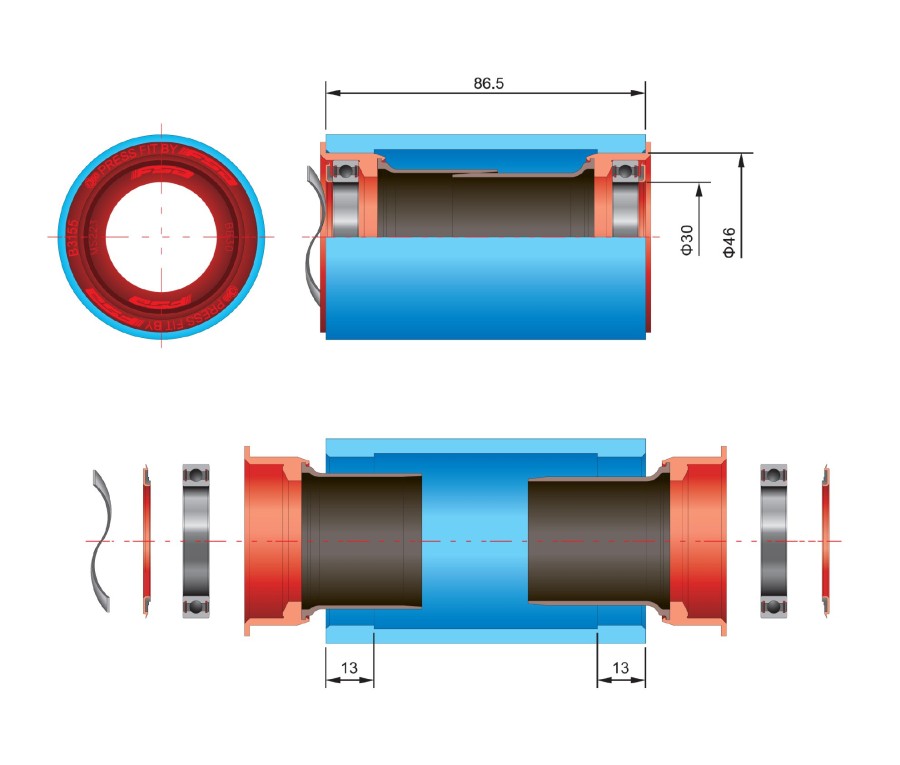 FSA Pf30/Bb386 Bb Road Wholesale